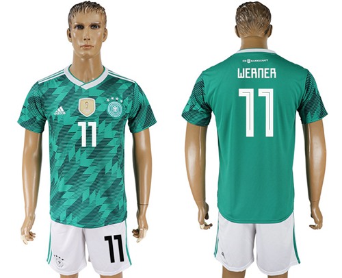 Germany #11 Werner Away Soccer Country Jersey - Click Image to Close